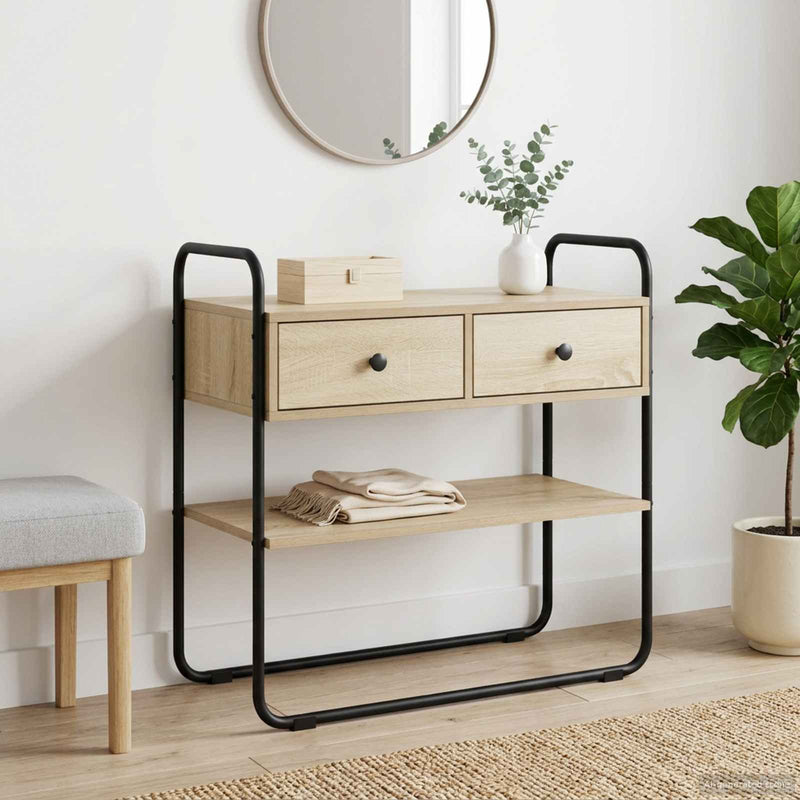 Masă de consolă Stejar Sonoma 100 x 40 x 75 cm Lemn prelucrat