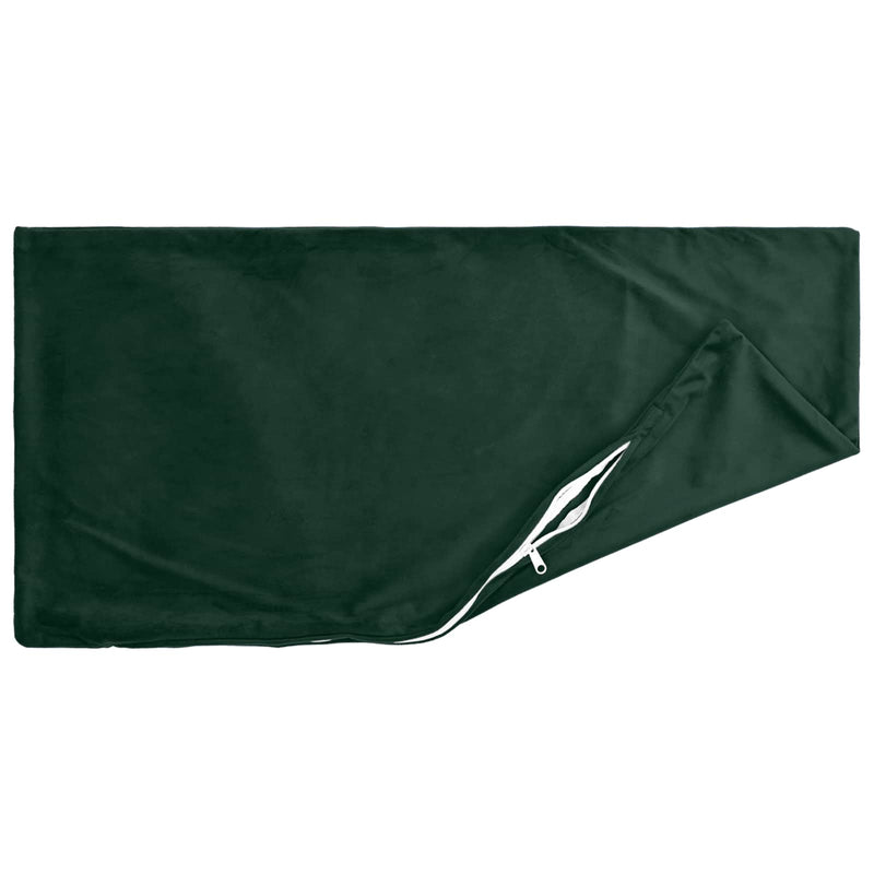 Husă pentru pernă 6 pcs HEERLEN Verde închis 30 x 50 cm Catifea