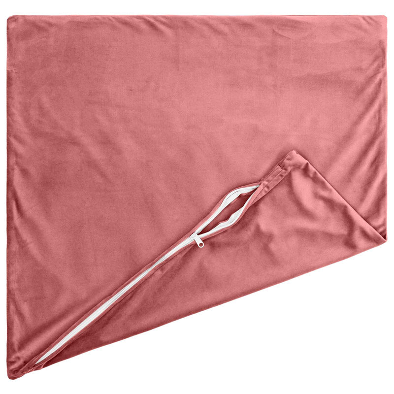 Husă pentru pernă 6 pcs HEERLEN Roz 40 x 40 cm Catifea