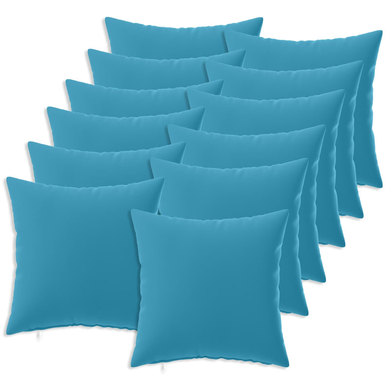 Husă pentru pernă 12 pcs HEERLEN Albastru deschis 45 x 45 cm