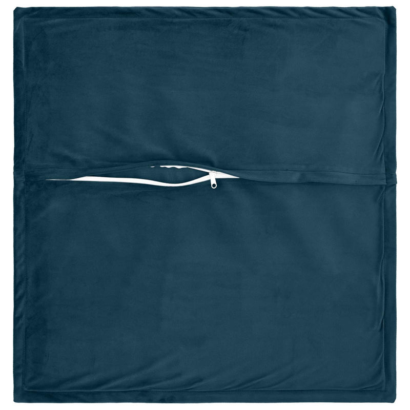 Husă pentru pernă 2 pcs HOUTEN albastru 60 x 60 cm Catifea