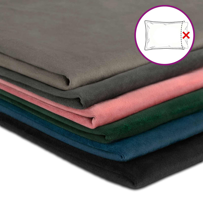 Husă pentru pernă 2 pcs HOUTEN albastru 60 x 60 cm Catifea