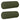 Husă pentru pernă 2 pcs HEERLEN Verde Ø 15 x 40 cm cord