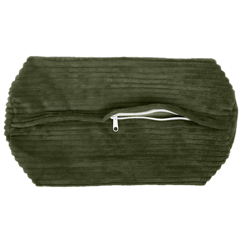 Husă pentru pernă 2 pcs HEERLEN Verde Ø 15 x 40 cm cord