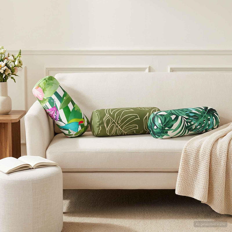 Husă pentru pernă 2 pcs HEERLEN Multicolour Ø 15 x 40 cm