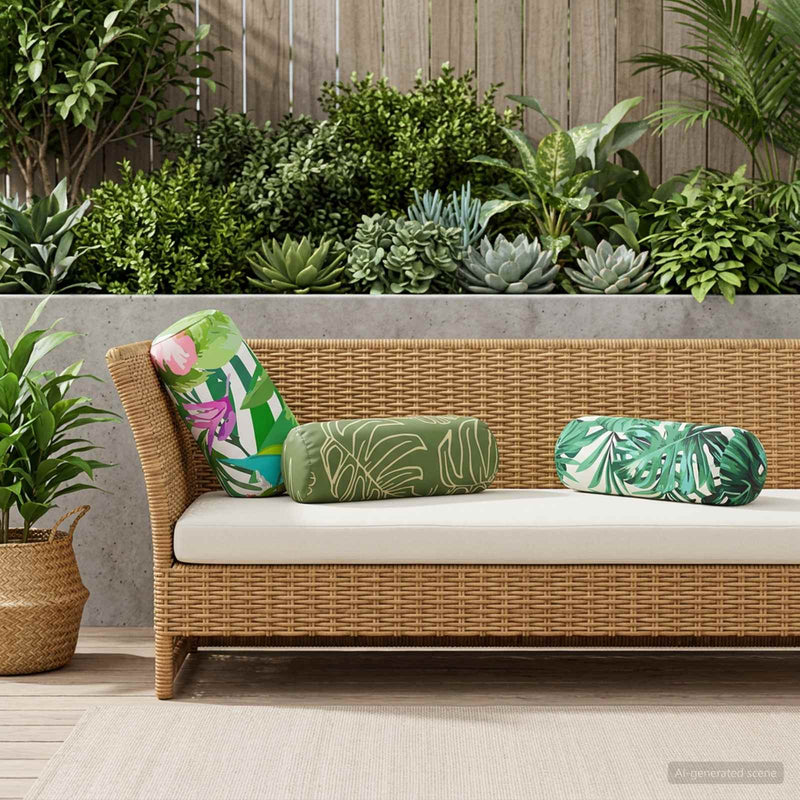Husă pentru pernă 2 pcs HEERLEN Multicolour Ø 15 x 40 cm