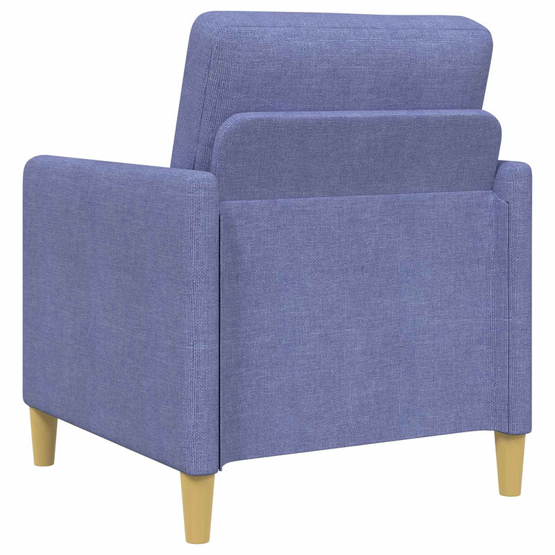 Set de canapea cu spațiu de depozitare 2 buc. Albastru Jeans