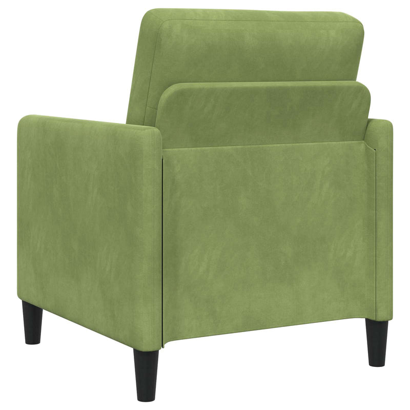 Set de canapea cu spațiu de depozitare 2 buc. Verde deschis