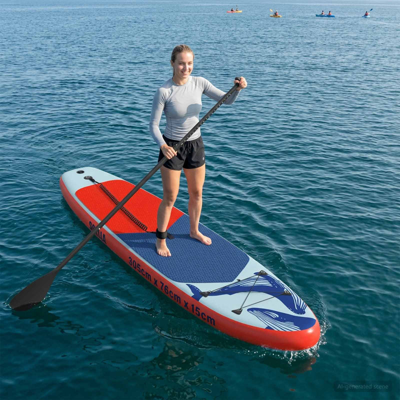Placă de paddle gonflabilă SCYLLA 305 x 76 x 15 cm albastru