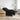 Fotoliu reclinabil Negru Țesătură