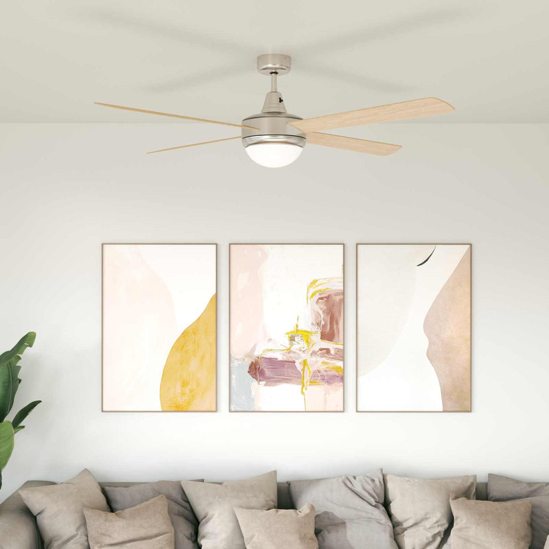 Ventilator de tavan cu lumina și telecomandă Ø 130 cm Sonoma