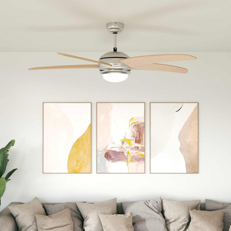 Ventilator de tavan cu lumina și telecomandă Ø 130 cm Sonoma