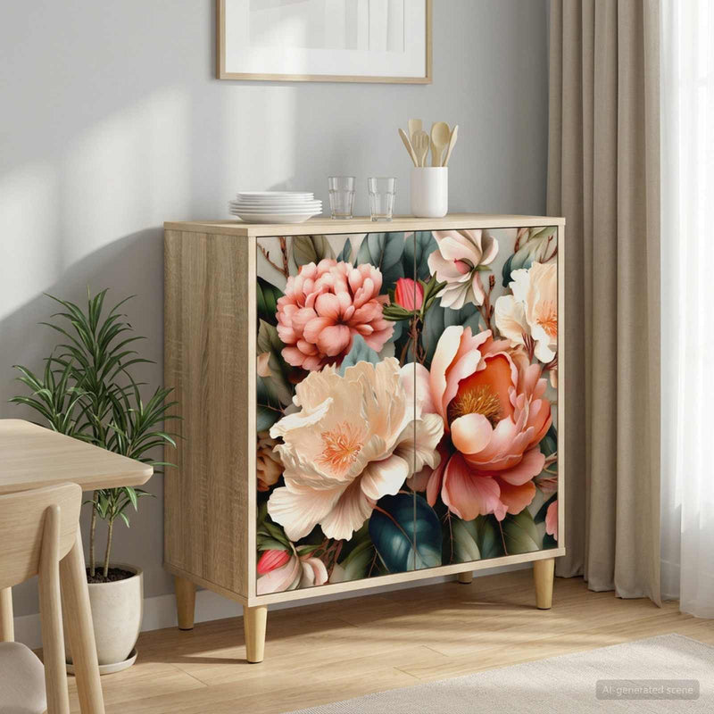 Bufet BORNE Sonoma 69 x 33 x 75 cm Lemn prelucrat