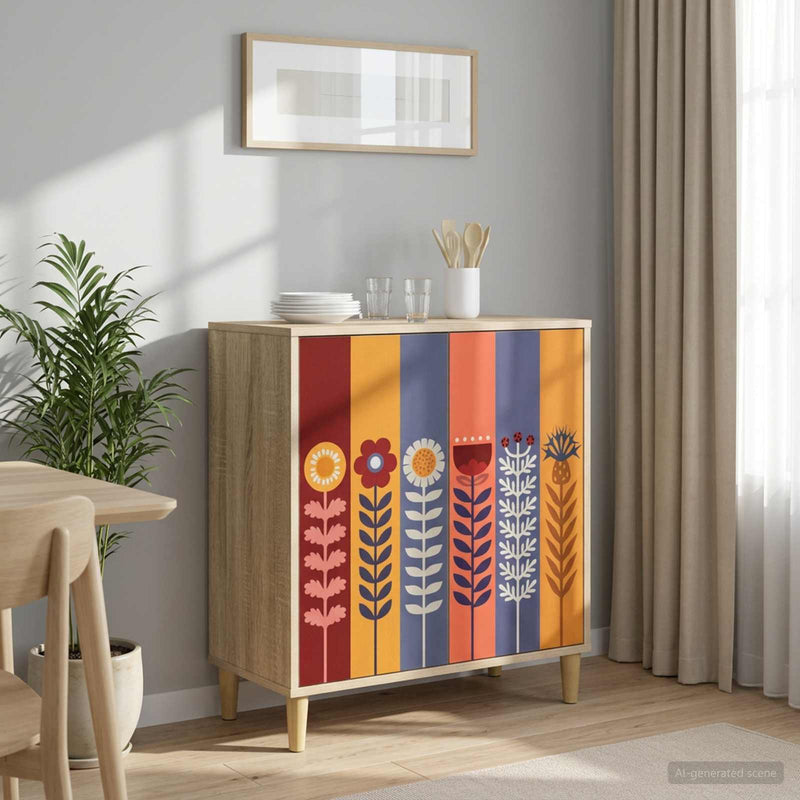 Bufet ESSEN Sonoma 69 x 33 x 75 cm Lemn prelucrat