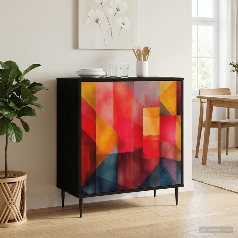 Bufet HEESCH Stejar Negru 69 x 33 x 76 cm Lemn prelucrat