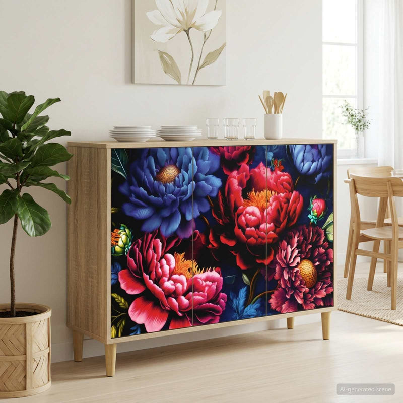 Bufet KIEL Sonoma 102 x 33 x 75 cm Lemn prelucrat