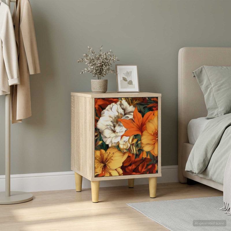 Dulap de noapte GENNEP Stejar Sonoma 36 x 33 x 50 cm