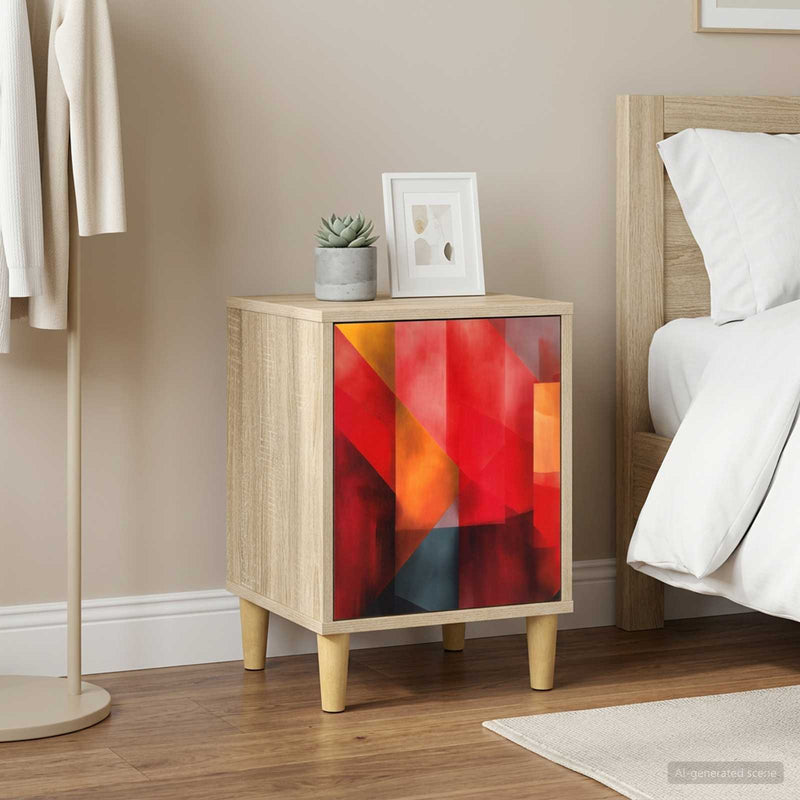 Dulap de noapte HEESCH 2 buc. Stejar Sonoma 36 x 33 x 50 cm