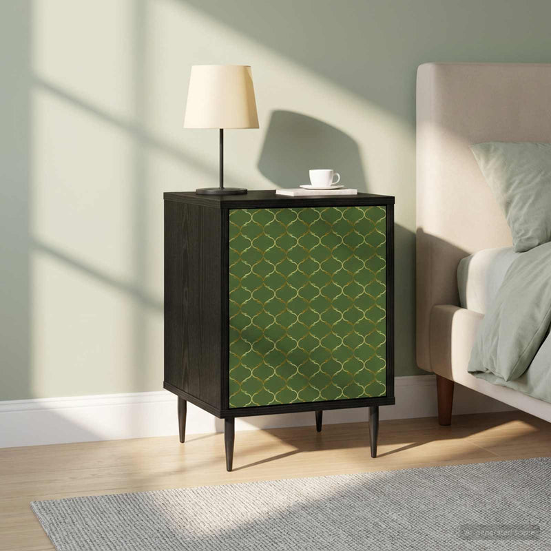 Dulap de noapte GELEEN 2 buc. Stejar Negru 36 x 33 x 51 cm
