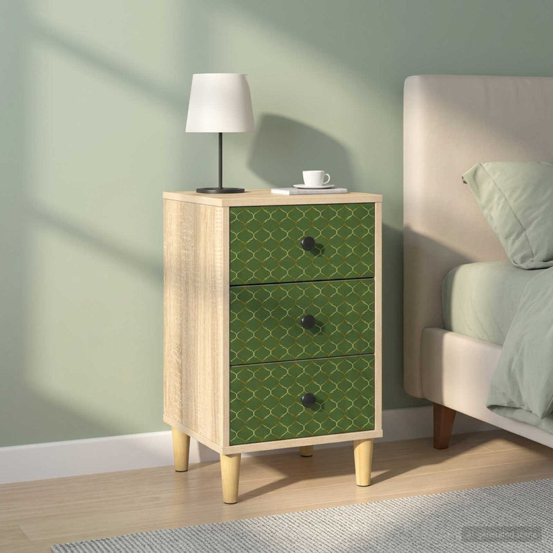 Dulap de noapte GELEEN 2 buc. Stejar Sonoma 36 x 33 x 60 cm