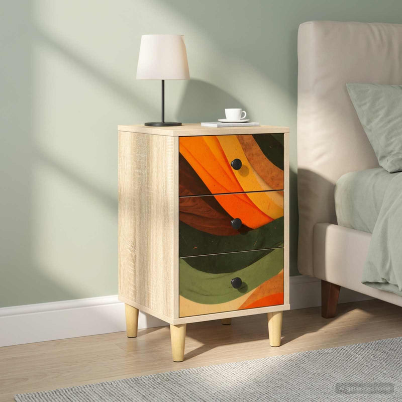 Dulap de noapte BONN 2 buc. Stejar Sonoma 36 x 33 x 60 cm