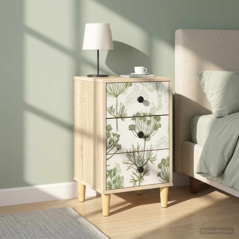 Dulap de noapte GOTHA 2 buc. Stejar Sonoma 36 x 33 x 60 cm