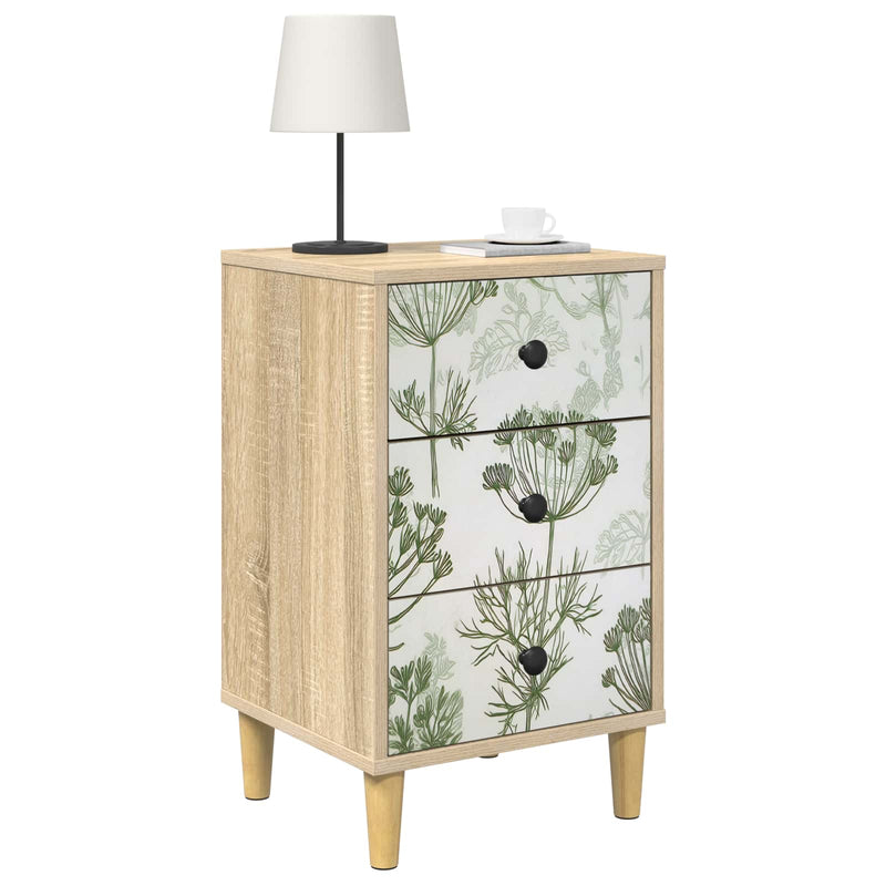 Dulap de noapte GOTHA 2 buc. Stejar Sonoma 36 x 33 x 60 cm