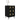 Dulap de noapte BREMEN 2 buc. Stejar Negru 36 x 33 x 61 cm