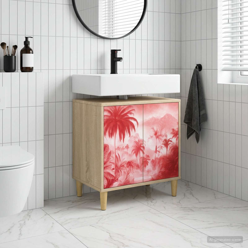 Dulap de Baie AACHEN Sonoma 60 x 40 x 60 cm Lemn prelucrat