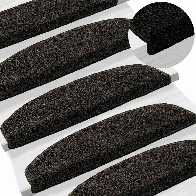 Mochete autocolante pentru scară 15 buc. 80 x 24,5 x 3,5 cm