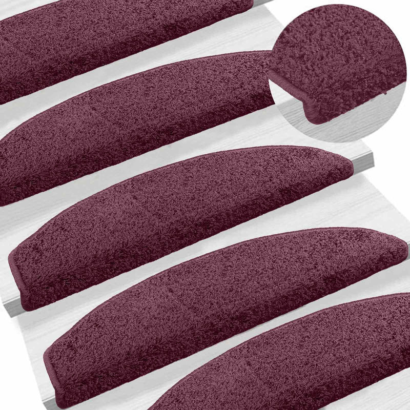 Mochete autocolante pentru scară 15 buc. 80 x 24,5 x 3,5 cm