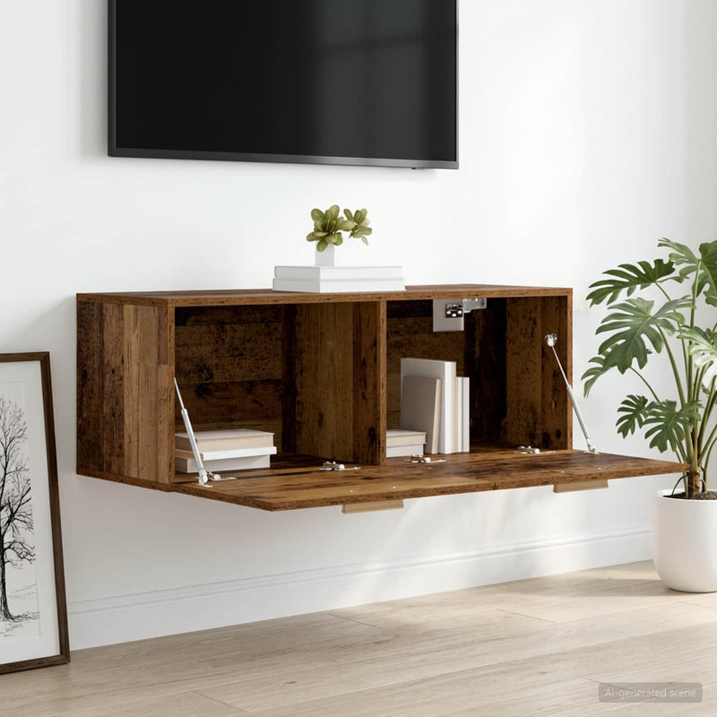 Dulap de perete Lemn vechi 100 x 36,5 x 35 cm Lemn prelucrat