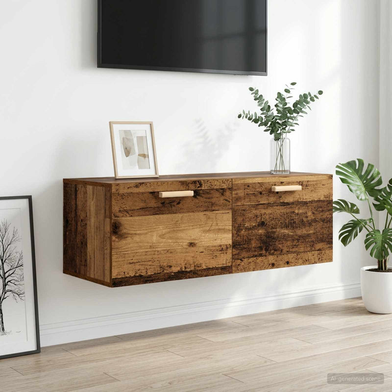 Dulap de perete Lemn vechi 100 x 36,5 x 35 cm Lemn prelucrat