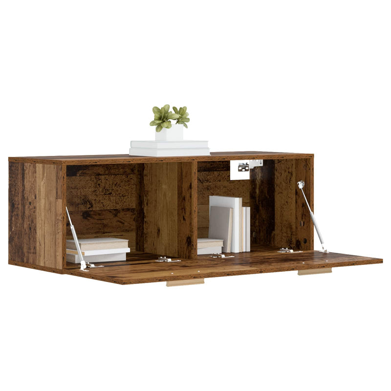 Dulap de perete Lemn vechi 100 x 36,5 x 35 cm Lemn prelucrat