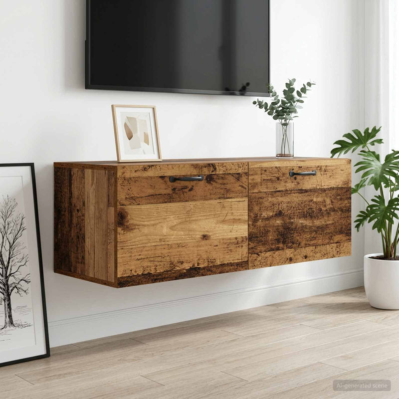 Dulap de perete Lemn vechi 100 x 36,5 x 35 cm Lemn prelucrat
