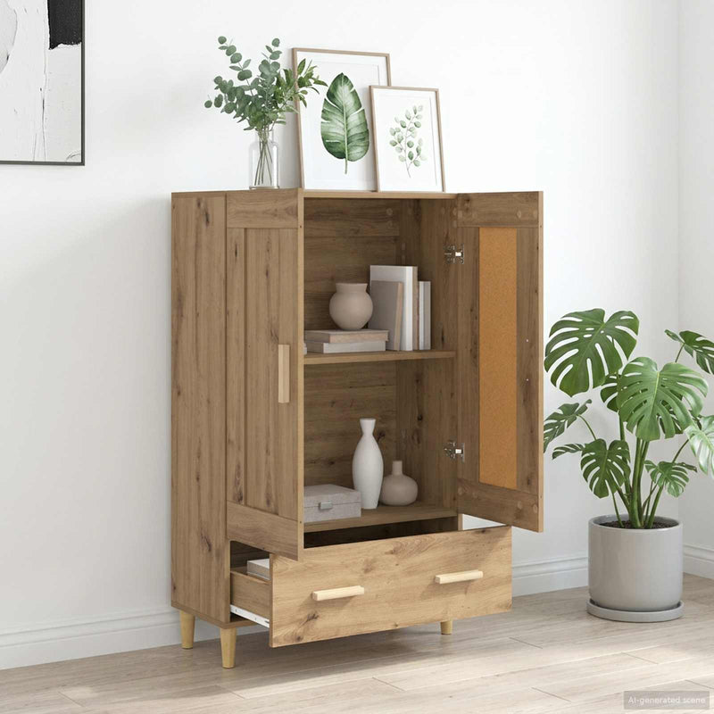 Bufet Stejar Artizanal 70 x 31 x 115 cm Lemn prelucrat