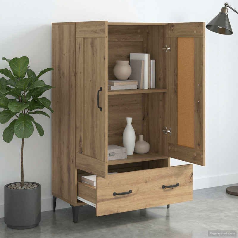Bufet Stejar Artizanal 70 x 31 x 115 cm Lemn prelucrat