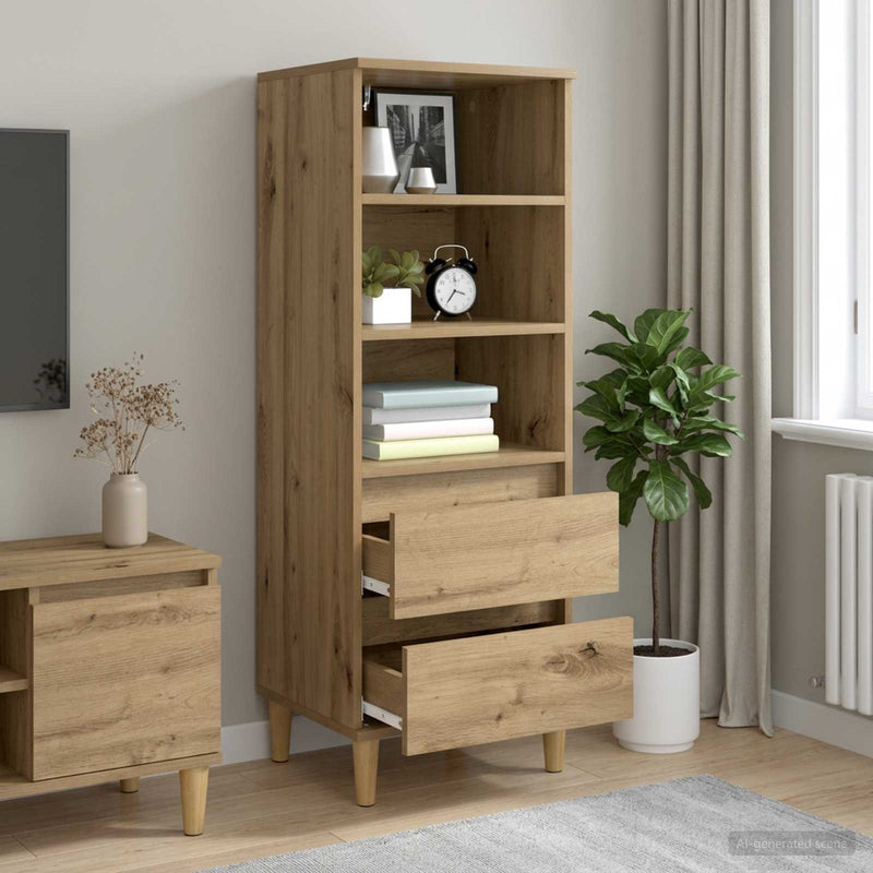 Bufet Stejar Artizanal 40 x 36 x 110 cm Lemn prelucrat