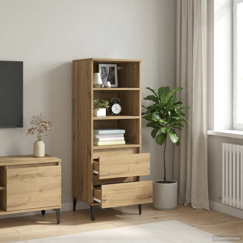 Bufet Stejar Artizanal 40 x 36 x 110 cm Lemn prelucrat