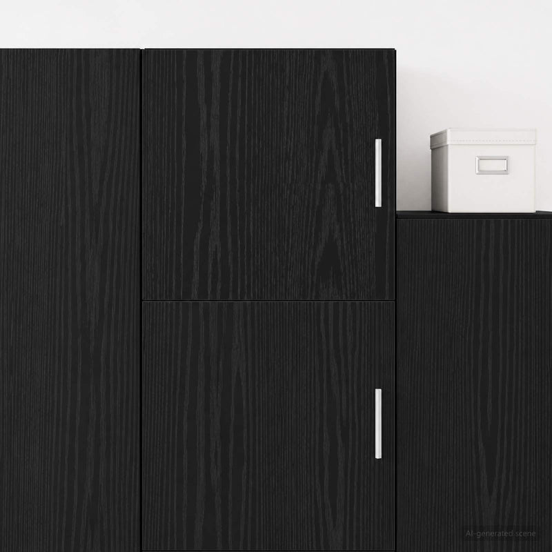 Dulap de perete Stejar Negru 40 x 42,5 x 40 cm Lemn prelucrat