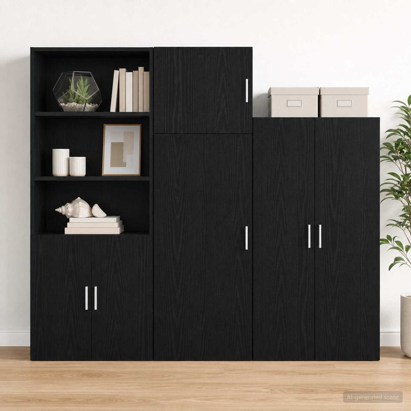 Dulap de perete Stejar Negru 45 x 42,5 x 40 cm Lemn prelucrat