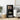 Bufet Stejar Negru 40 x 41 x 93 cm Lemn prelucrat