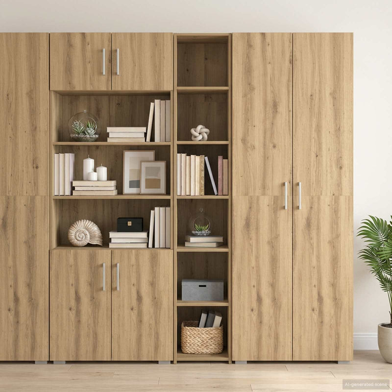 Bufet Stejar Artizanal 30 x 41 x 185 cm Lemn prelucrat