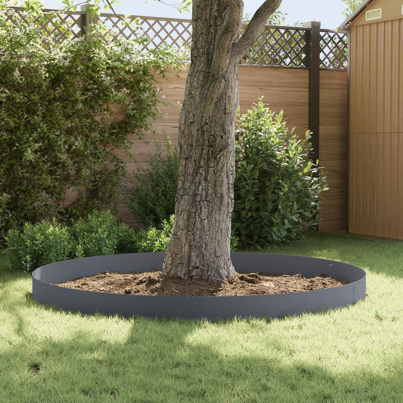 Margine pentru gazon 20 buc. 103 x 25 cm Oțel Antracit