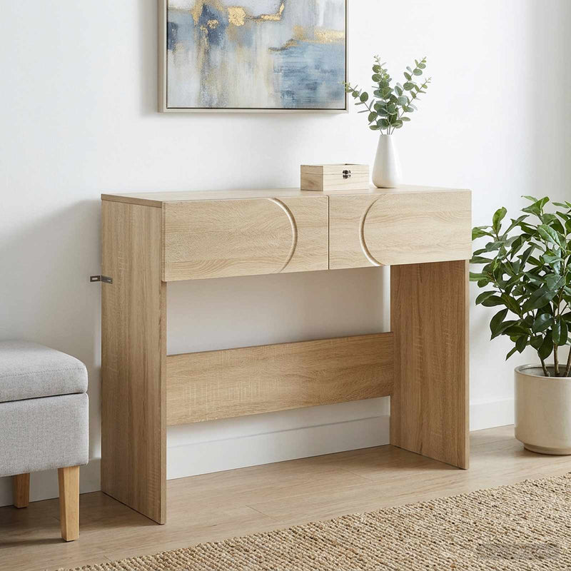 Consolă Stejar Sonoma 96,5 x 38 x 75 cm Lemn prelucrat
