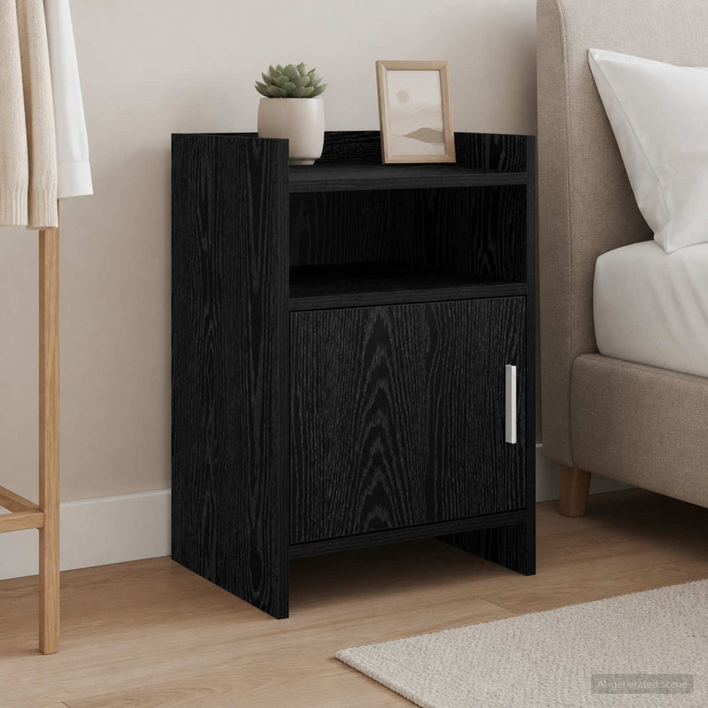 Mese de noptieră Stejar Negru 40 x 36 x 60 cm Lemn prelucrat