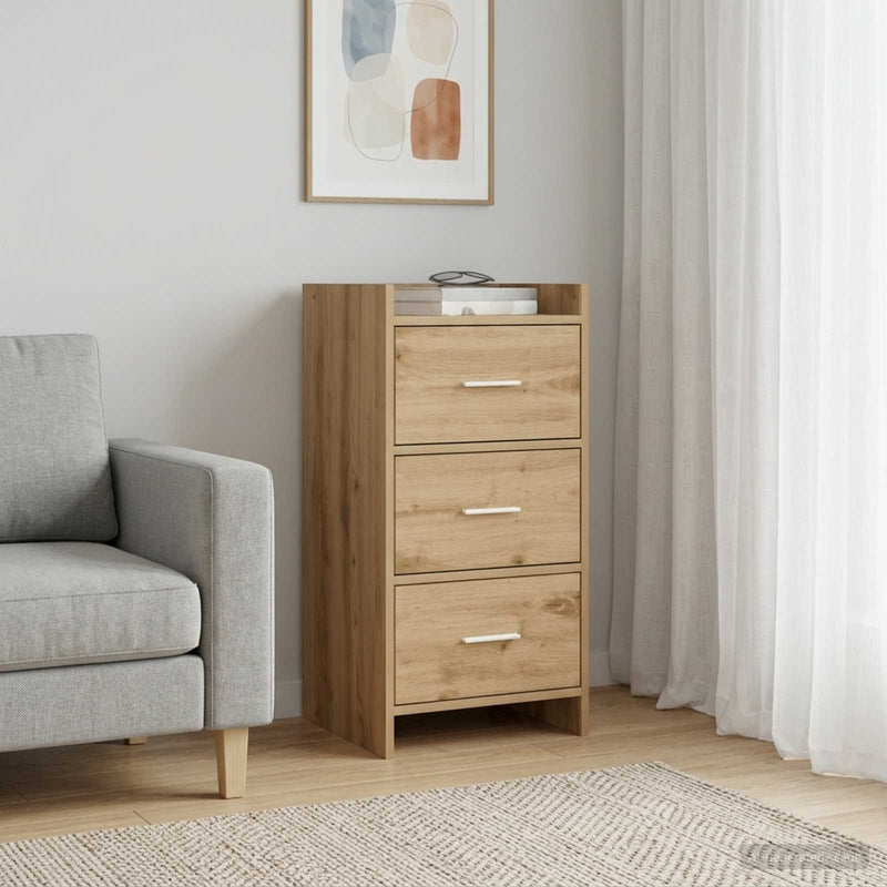 Bufet Stejar Artizanal 40 x 36 x 80 cm Lemn prelucrat