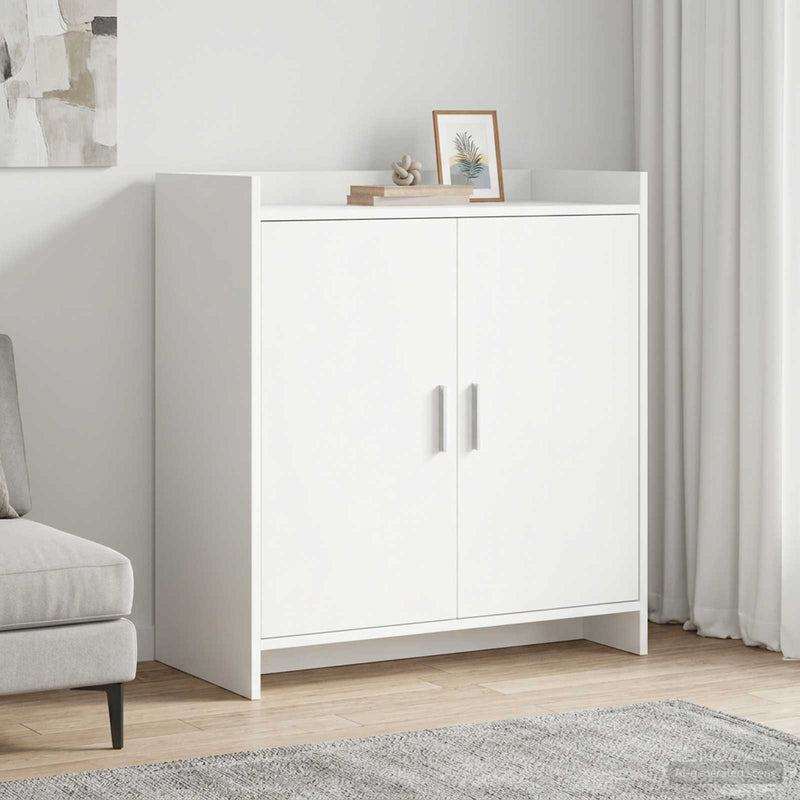 Bufet Alb 72 x 36 x 80 cm Lemn prelucrat
