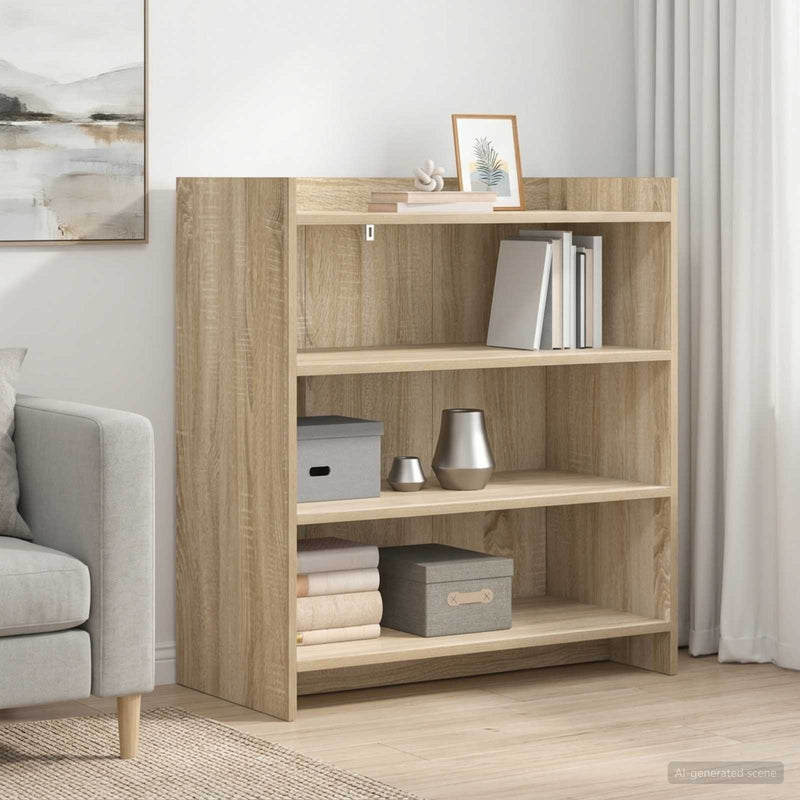 Bufet Stejar Sonoma 75 x 36 x 80 cm Lemn prelucrat