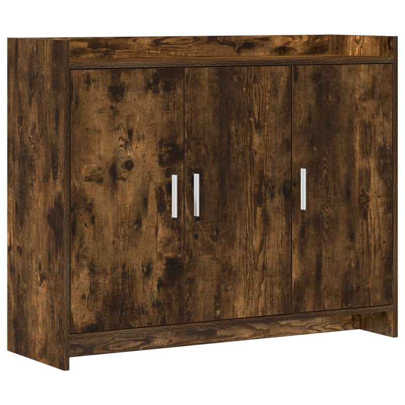 Bufet Stejar fumuriu 98,5 x 33 x 80 cm Lemn prelucrat